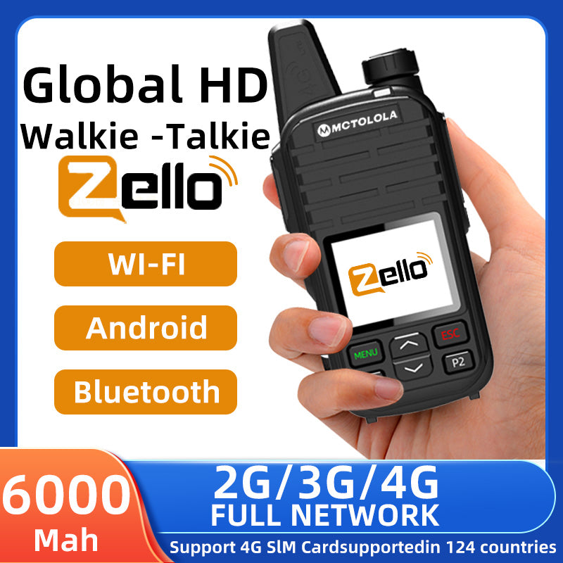 MCTOLOLA-Cell POC Wireless Remote Control Walkie Talkie4G3GAndroidBluetoothMobile PhonePTTWiFiGPSGlobal
