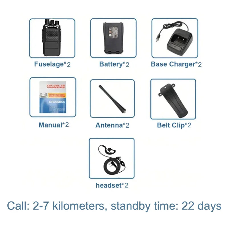 MOTOLOLA walkie talkie CB wireless outdoor high-power handheld two-way UHF400-470 standby for 22 days, original genuine 10KM