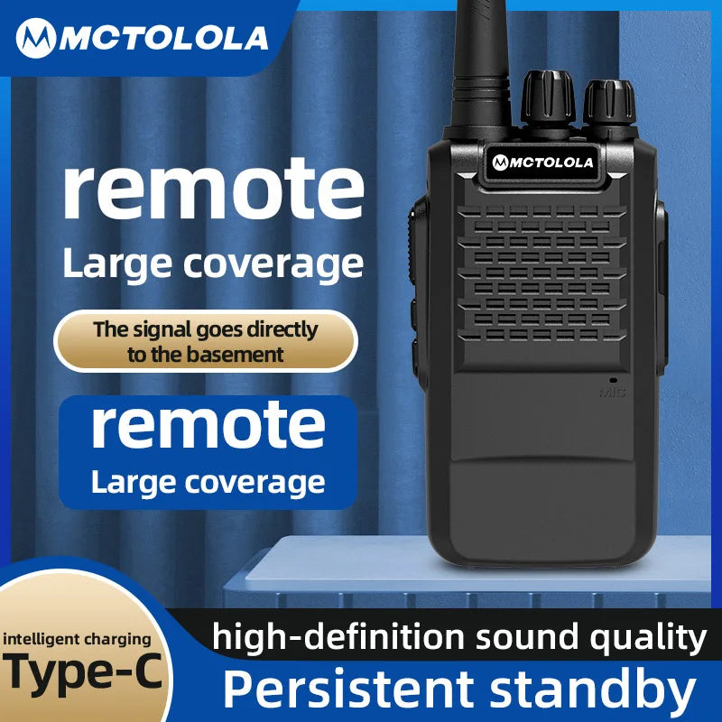 MOTOLOLA walkie talkie CB wireless outdoor high-power handheld two-way UHF400-470 standby for 22 days, original genuine 10KM