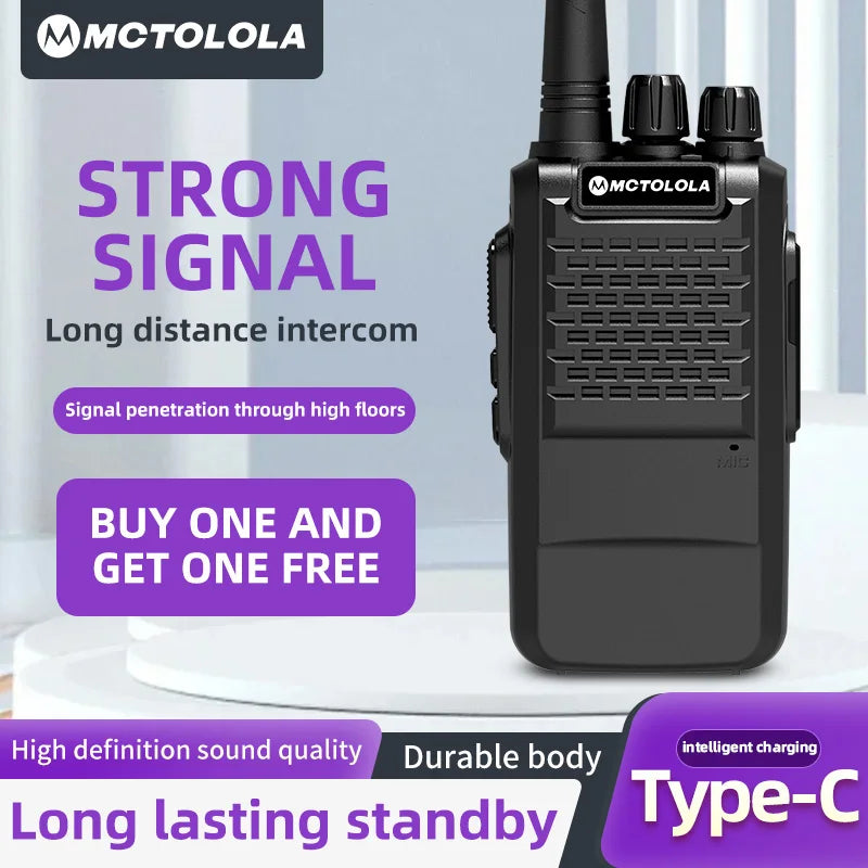 MOTOLOLA walkie talkie CB wireless outdoor high-power handheld two-way UHF400-470 standby for 22 days, original genuine 10KM