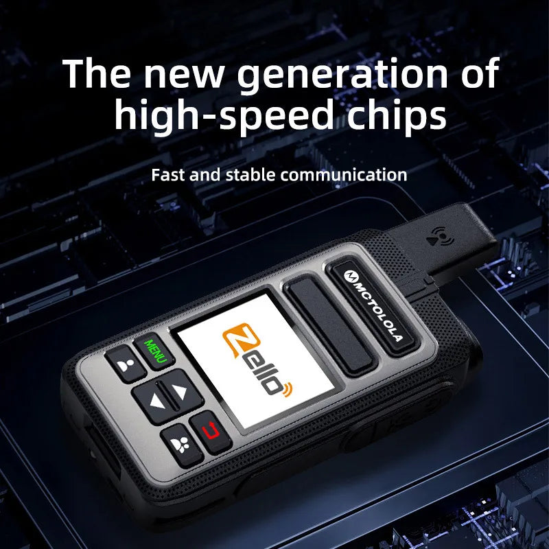 Zello Walkie Talkie 4G 3G 2G Android  Sim Card WiFi Network Cell Phone Radio Long Range 100 Miles Professional POC Walkie Talkie