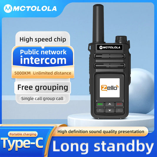 Zello-Walkie Talkie Android, 4G, 3G, 2G, Remoto, Rádio Comunicação Profissional, Cartão SIM, Rede WiFi, Mobile Phone 2000, 5000 K